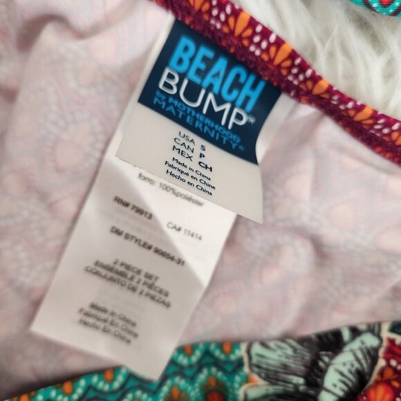 Beach Bump by Motherhood Maternity Tankini Swimsuit Women's 2 Pc. Size Small - Picture 5 of 14